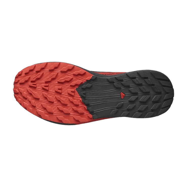 Salomon Sense Ride 5 'Black Fiery Red' Angle 2