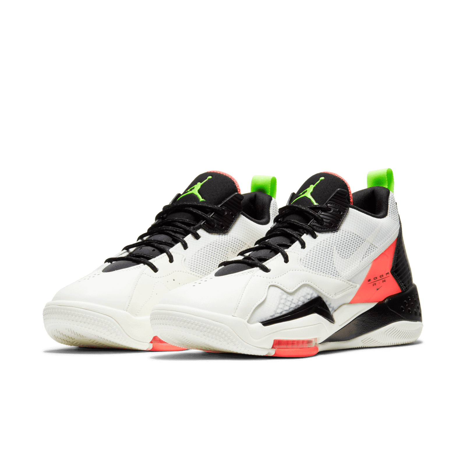 jordan zoom 92 sail flash crimson electric green