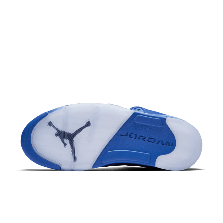 Jordan 5 Retro Blue Suede Angle 0