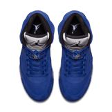 Jordan 5 Retro Blue Suede Angle 1