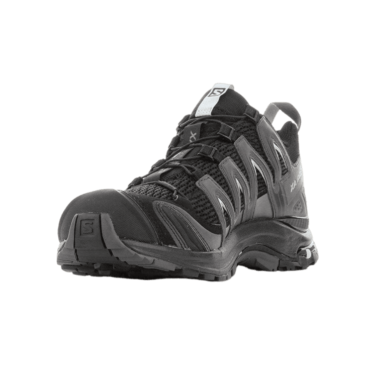 Salomon XA Pro 3d Black Silver Grey Angle 0