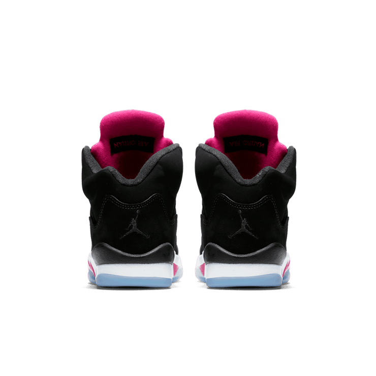 Jordan 5 Retro Black Deadly Pink (GS) Angle 3