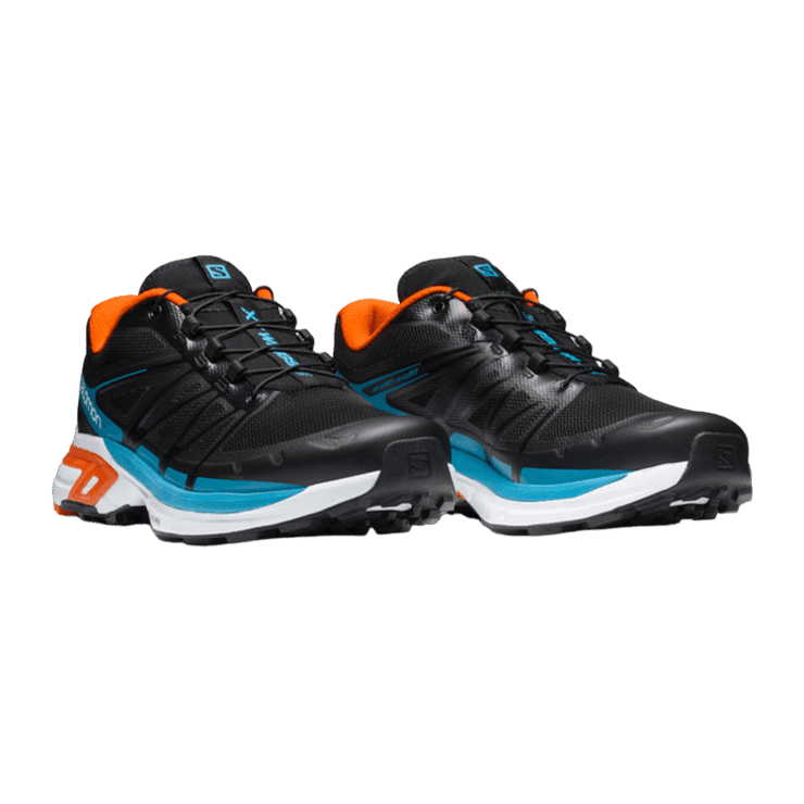 Salomon XT-Wings 2 Adv Black Orange Blue Angle 0