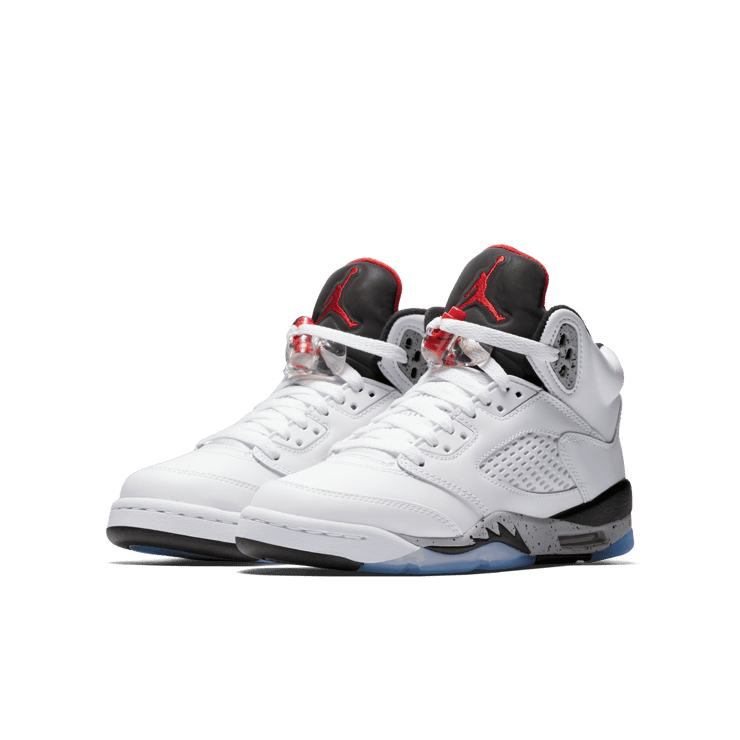 Jordan 5 Retro White Cement (GS) Angle 2