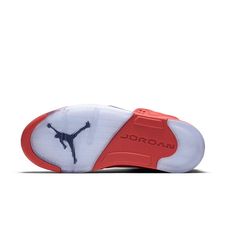 Jordan 5 Retro Red Suede Angle 0