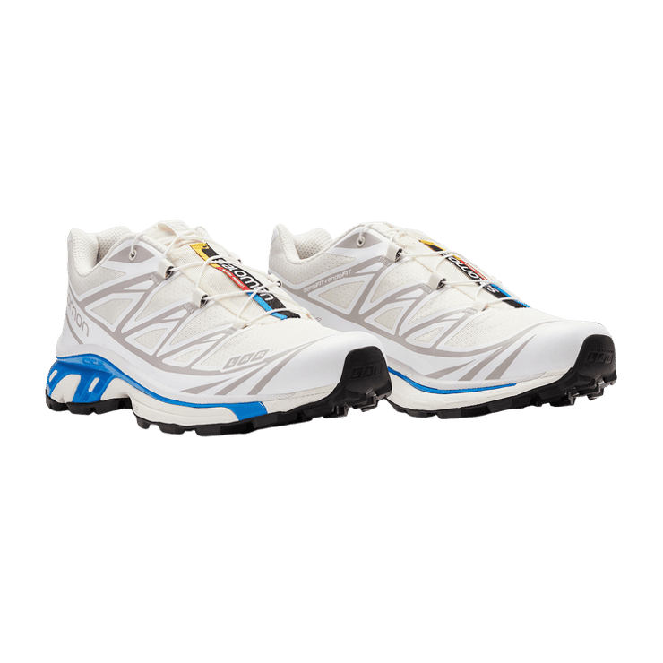 Salomon XT-6 Cream White Blue Angle 0