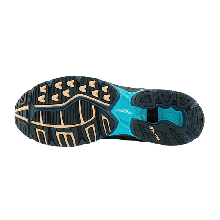 Mizuno Wave Rider 10 Blue Angle 2