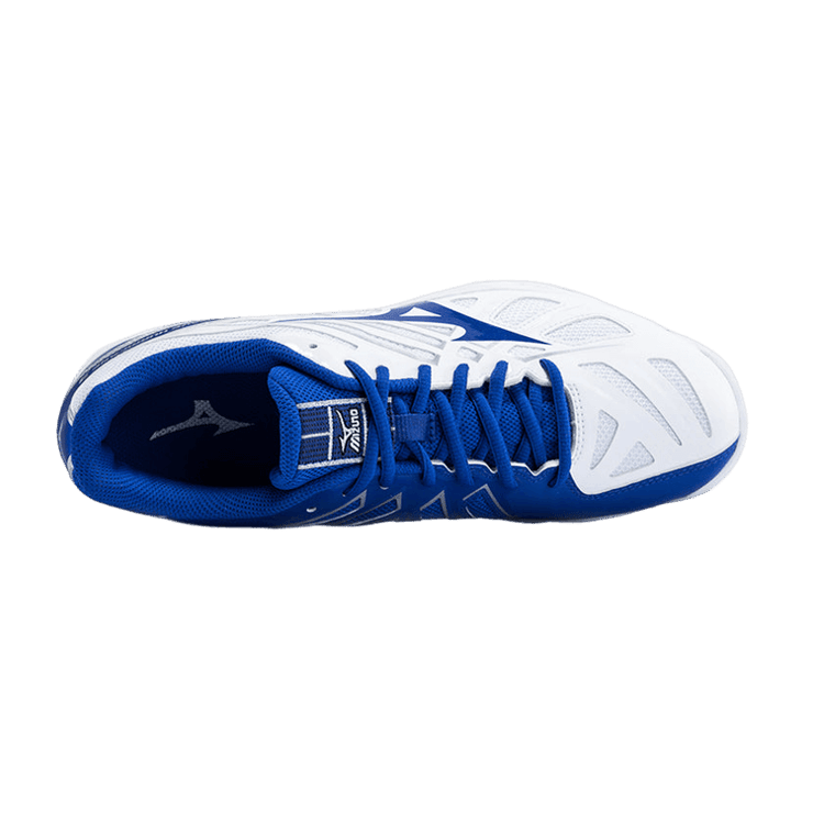 Mizuno Hurricane 3 White Blue Angle 0