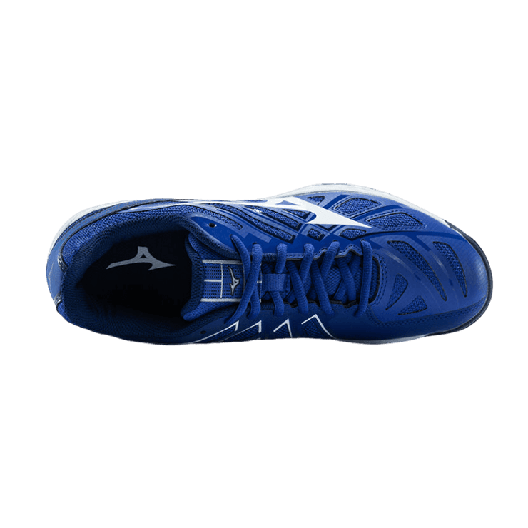 Mizuno Hurricane 3 Blue White Angle 1