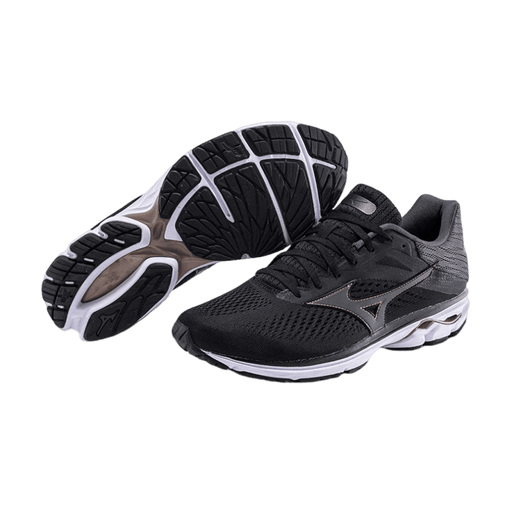 Mizuno Wave Rider 23 Black (W) Angle 0