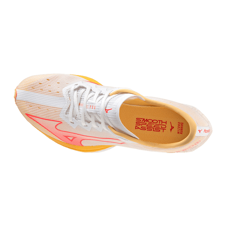 Mizuno Wave Duel Pro Yellow White Pink Angle 0