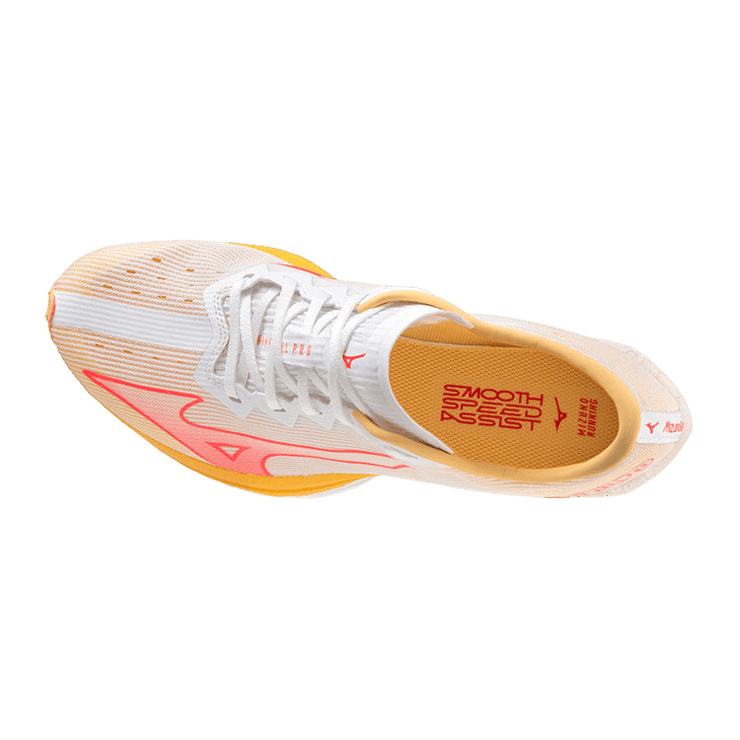 Mizuno Wave Duel Pro Yellow White Pink Angle 0