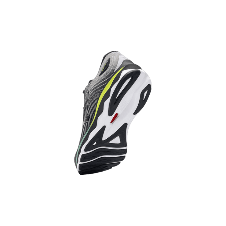 Mizuno Wave Sky 6 Gray White Black Angle 1