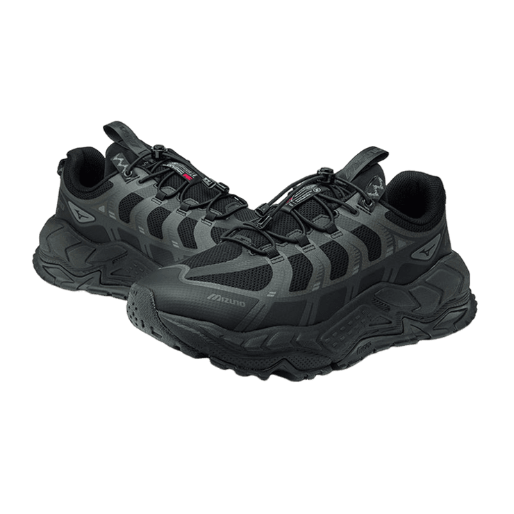 Mizuno Wave Solar All Black Angle 0