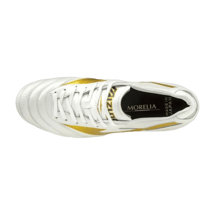 Mizuno Morelia 2 Japan White Gold Angle 1