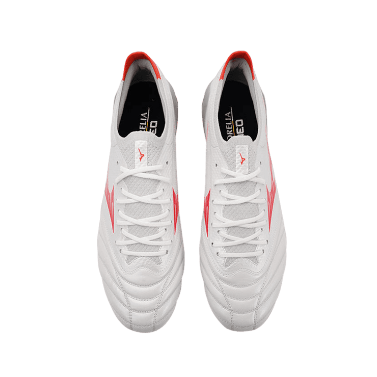 Mizuno Morelia Neo4 IV Beta White Red Angle 0
