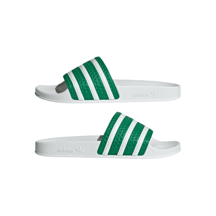 adidas Adilette Slide Green Angle 5