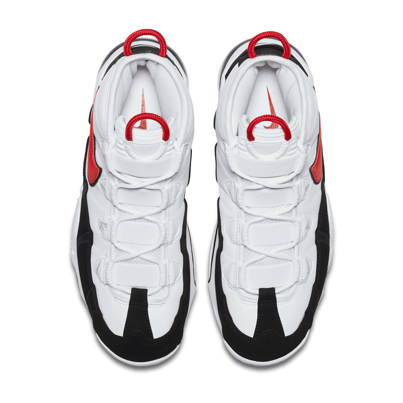 nike air max uptempo 95 white red black