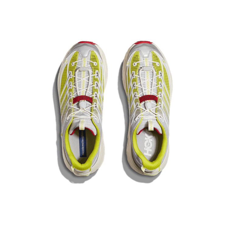 Hoka Mafate Speed Three2 Nicole McLaughlin White Neon Angle 0