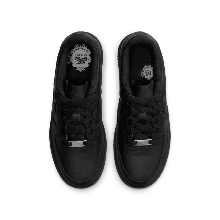 Nike Air Force 1 LE 'Triple Black' (GS) Angle 1