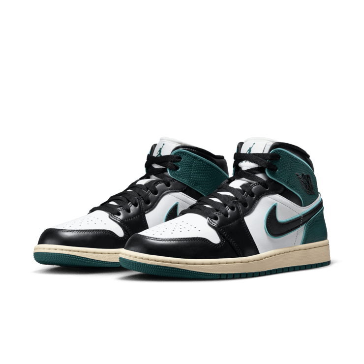 Air Jordan 1 Mid Oxidized Green (W) Angle 2