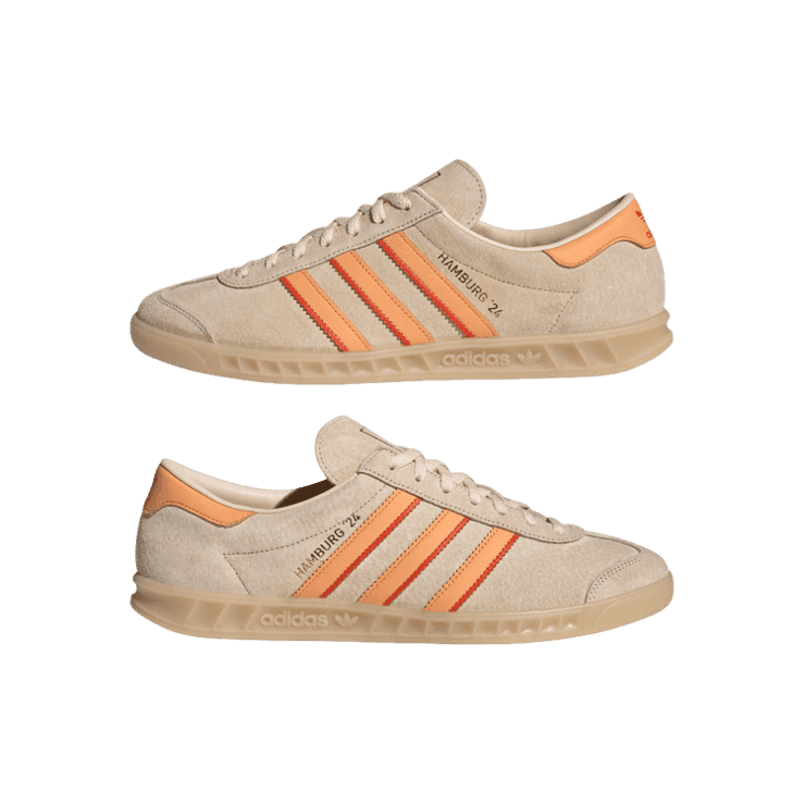 adidas Hamburg Crystal Sand Hazy Orange Angle 5
