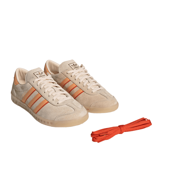adidas Hamburg Crystal Sand Hazy Orange Angle 6