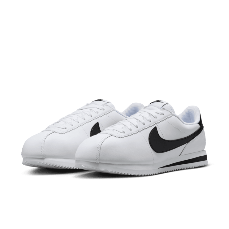 Nike Cortez Leather 'White Black' (W) Angle 2