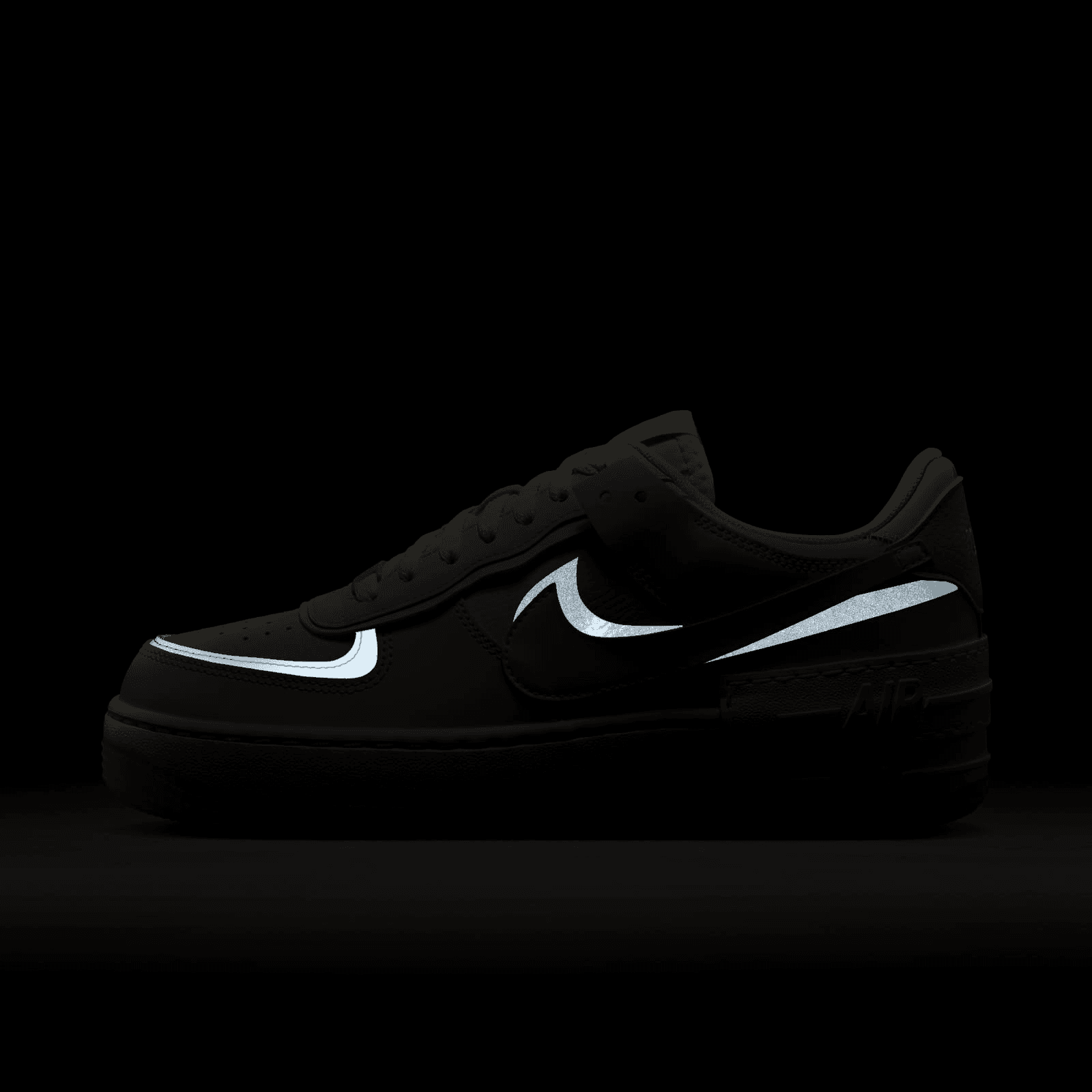 black air force 1 shadow