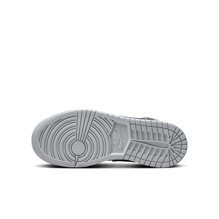 Air Jordan 1 Mid 'Wolf Grey Midnight Navy' (GS) Angle 0