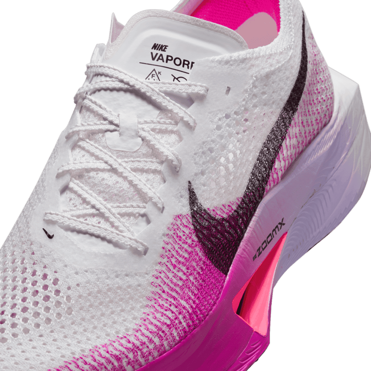 Nike ZoomX VaporFly Next% 3 'White Vivid Purple' Angle 4