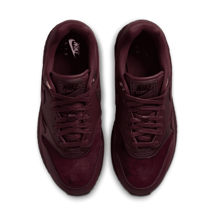 Nike Air Max 1 Burgundy Crush (W) Angle 1