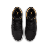 Air Jordan 1 Mid  'Black Metallic Gold' (GS) Angle 1