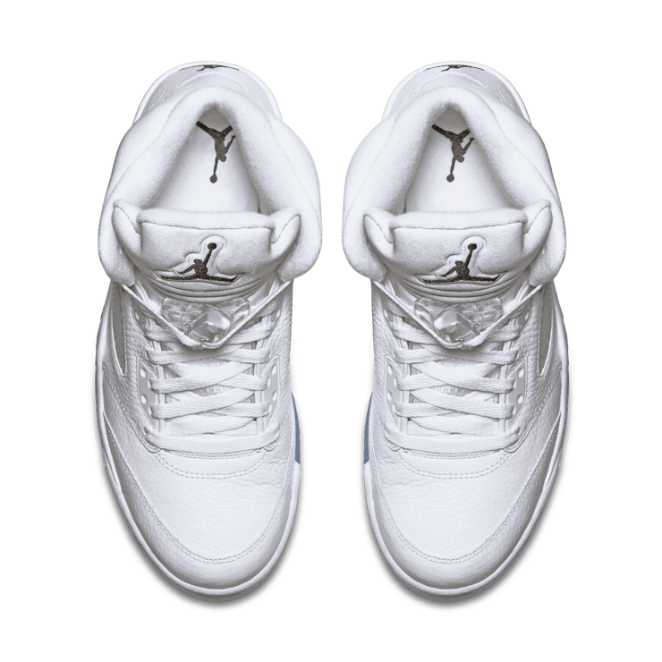 Jordan 5 Retro Metallic White (2015) Angle 1