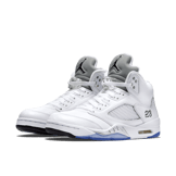Jordan 5 Retro Metallic White (2015) Angle 2
