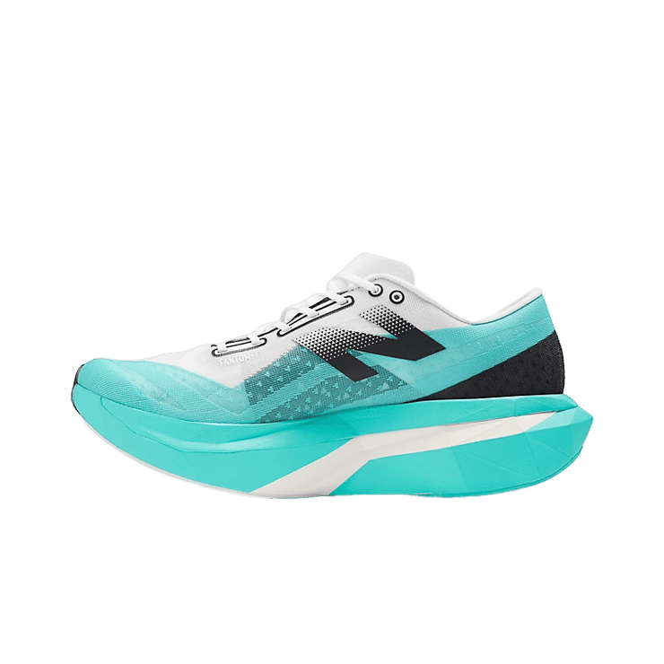 New Balance FuelCell SuperComp Elite v4 Cyber Jade Angle 0