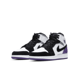 Air Jordan 1 Mid SE  'Varsity Purple' (GS) Angle 2