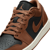 Air Jordan 1 Low Black Archaeo Brown (W) Angle 4