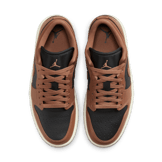 Air Jordan 1 Low Black Archaeo Brown (W) Angle 1