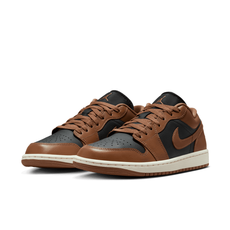Air Jordan 1 Low Black Archaeo Brown (W) Angle 2