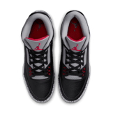 Air Jordan 3 Mid TD Cleat Black Cement Angle 1