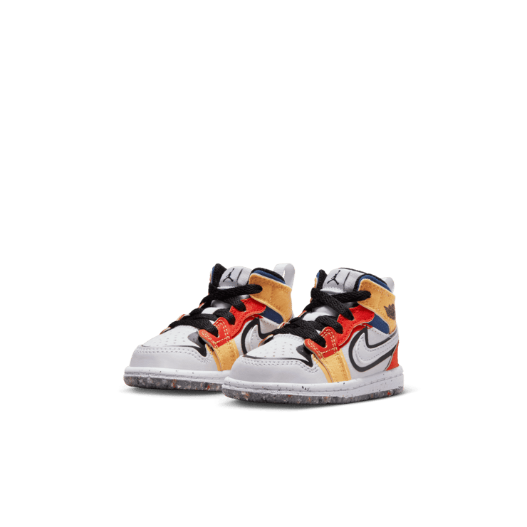 Air Jordan 1 Mid SE  'Multi-Color Canvas' (TD) Angle 2