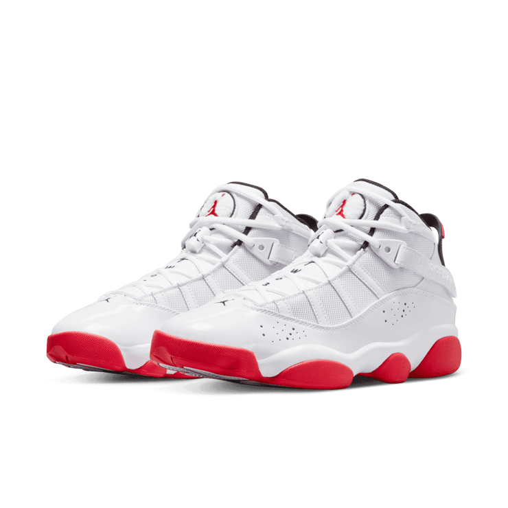 Jordan 6 Rings 'White University Red' Angle 2