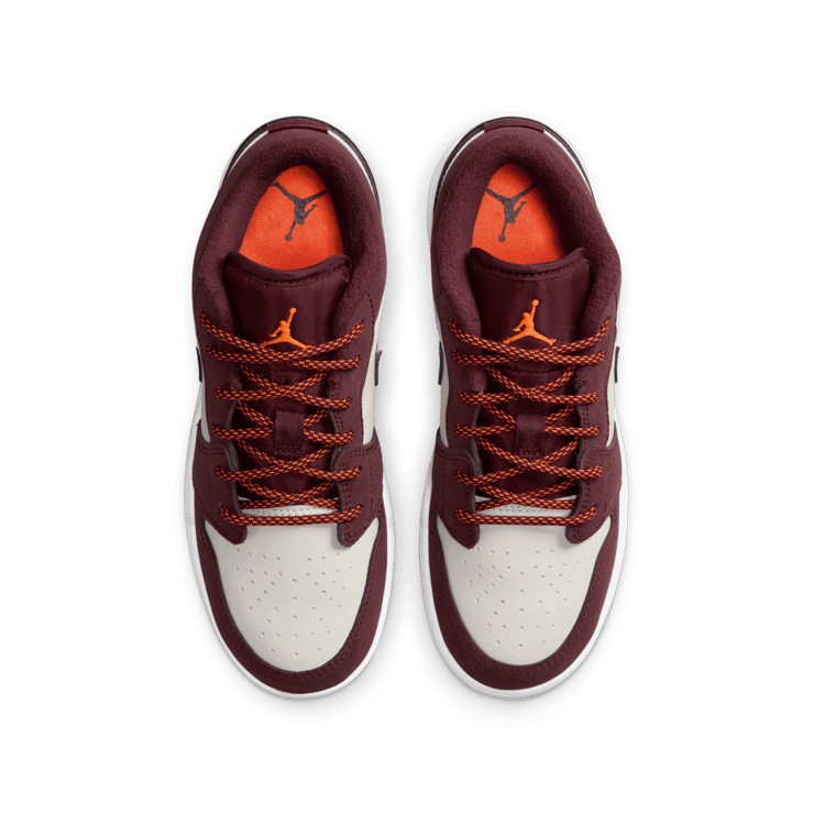 Air Jordan 1 Low 'Night Maroon' (GS) Angle 1
