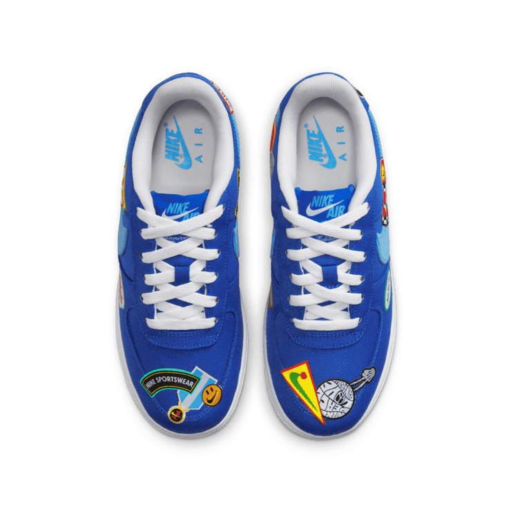Nike Air Force 1 '07 'Patched Up - Los Angeles' (GS) Angle 1