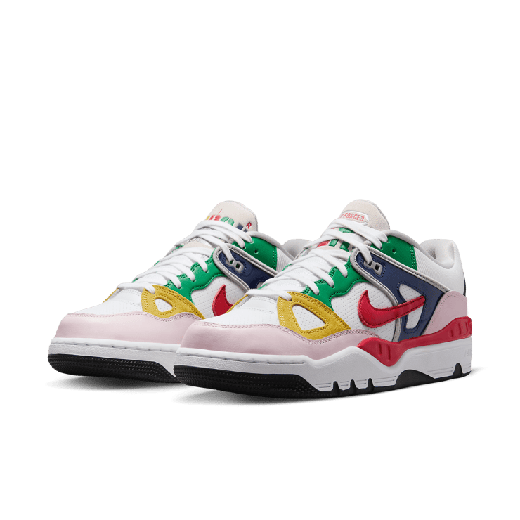 Nike Air Force 3 Low Nigo White Multi-Color Angle 2