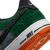 Nike Air Force 1 Low Shaggy Suede Green (PS) Angle 5