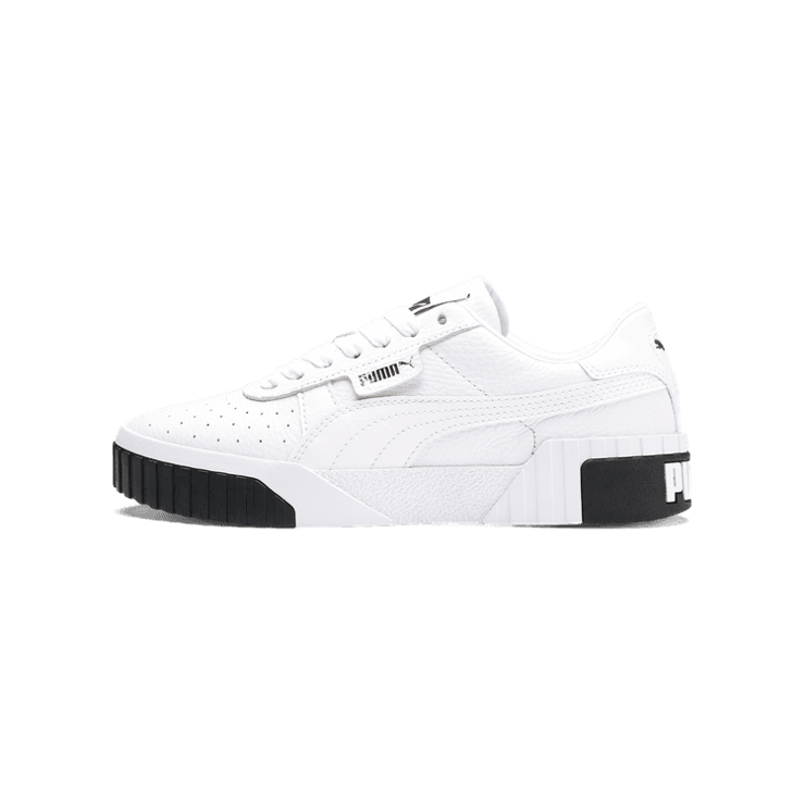 PUMA Cali Sneakers in White/Black Angle 1