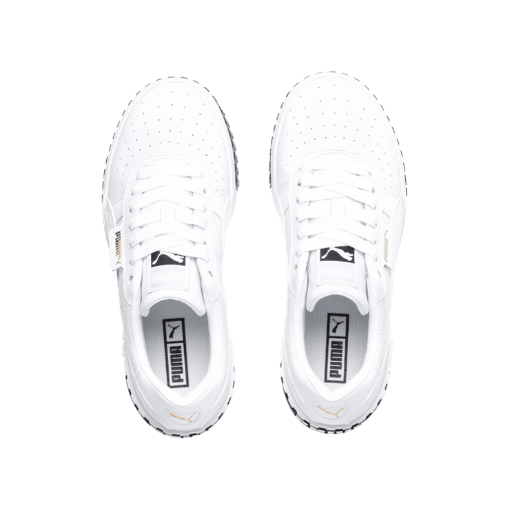 PUMA Cali Sneakers in White/Black Angle 2