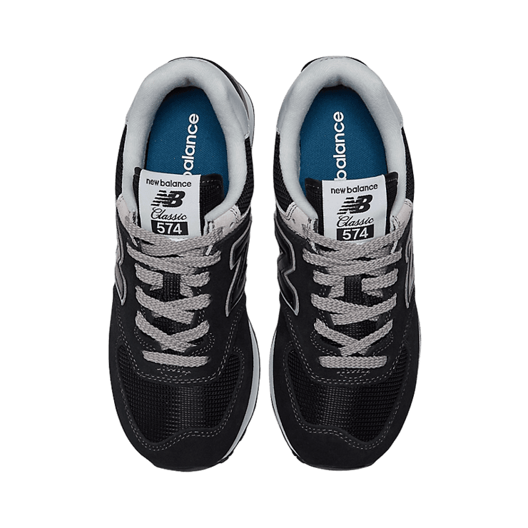 New Balance 574 Core Black White (W) Angle 1